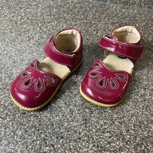 Livie & Luca Little Girls Toddler Sz 8 Mary Jane Red Patent Leather Casual Shoes